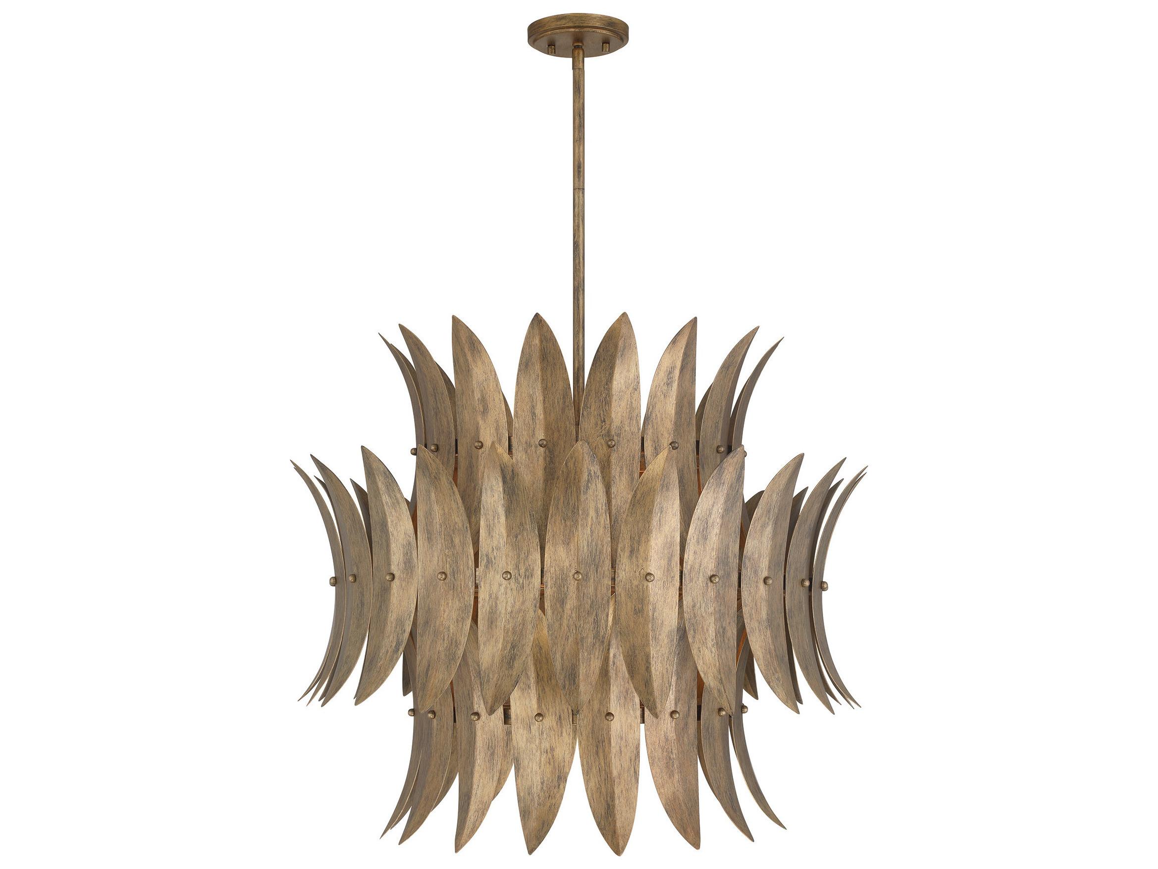 Savoy House Sanctuary 6-Light Coronado Wood Pendant