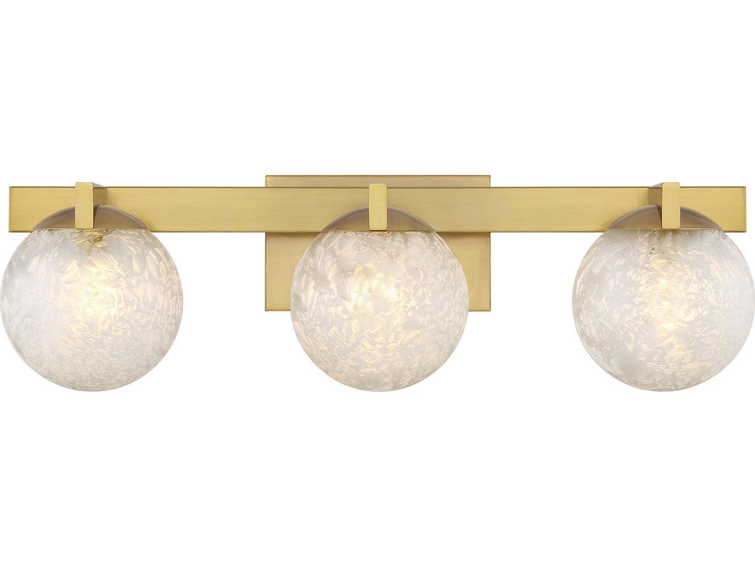 Savoy House Darien 3-Light Warm Brass Vanity Light