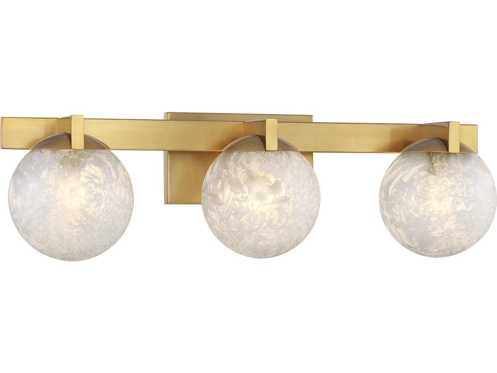 Savoy House Darien 3-Light Warm Brass Vanity Light