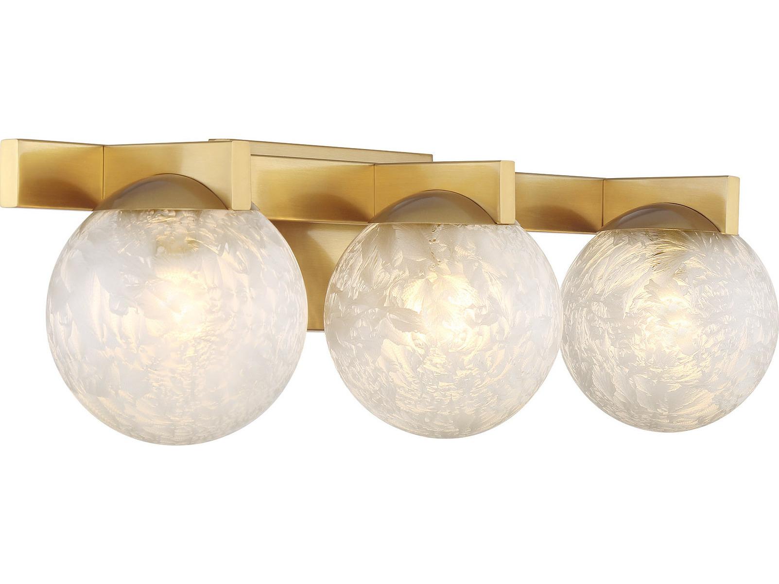 Savoy House Darien 3-Light Warm Brass Vanity Light