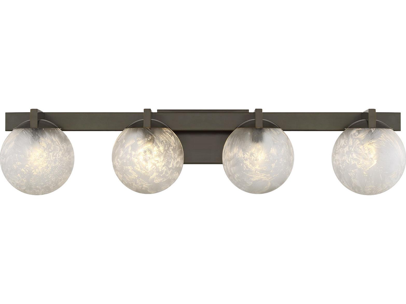 Savoy House Darien 4-Light Mediterranean Bronze Vanity Light