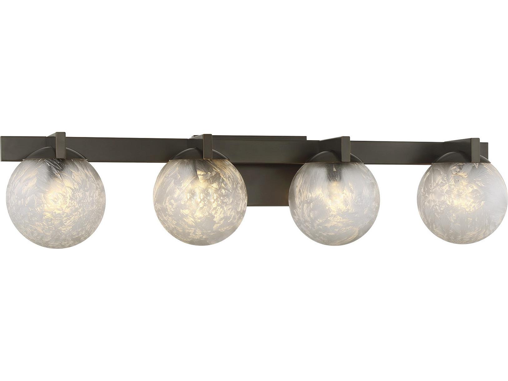 Savoy House Darien 4-Light Mediterranean Bronze Vanity Light