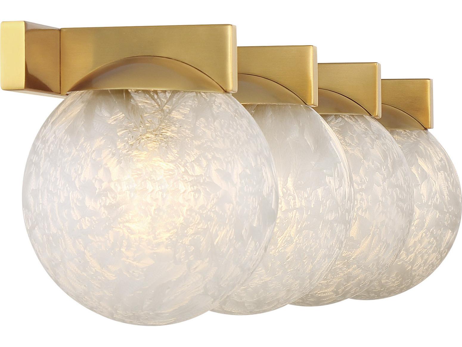 Savoy House Darien 4-Light Warm Brass Vanity Light