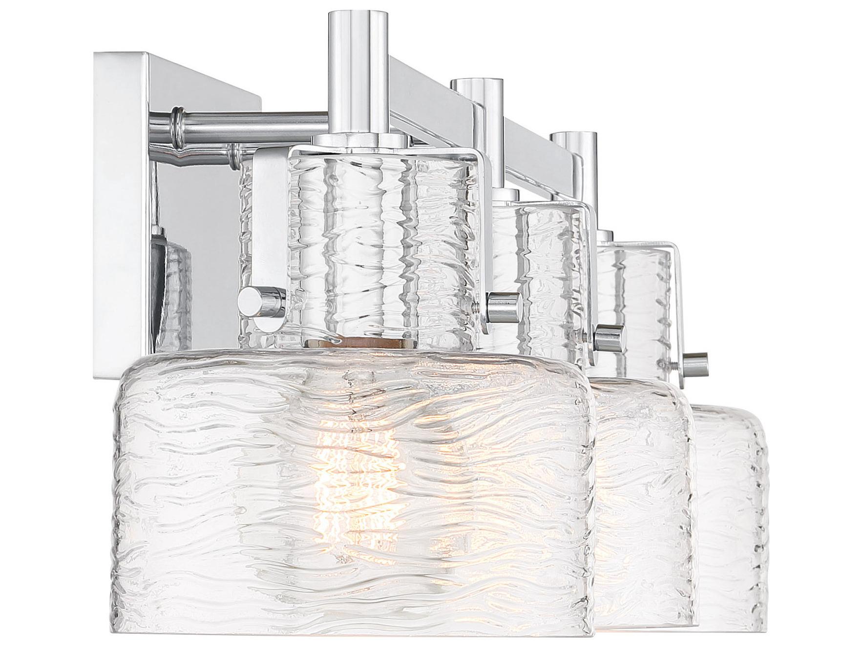 Savoy House Dover 3-Light Chrome Vanity Light