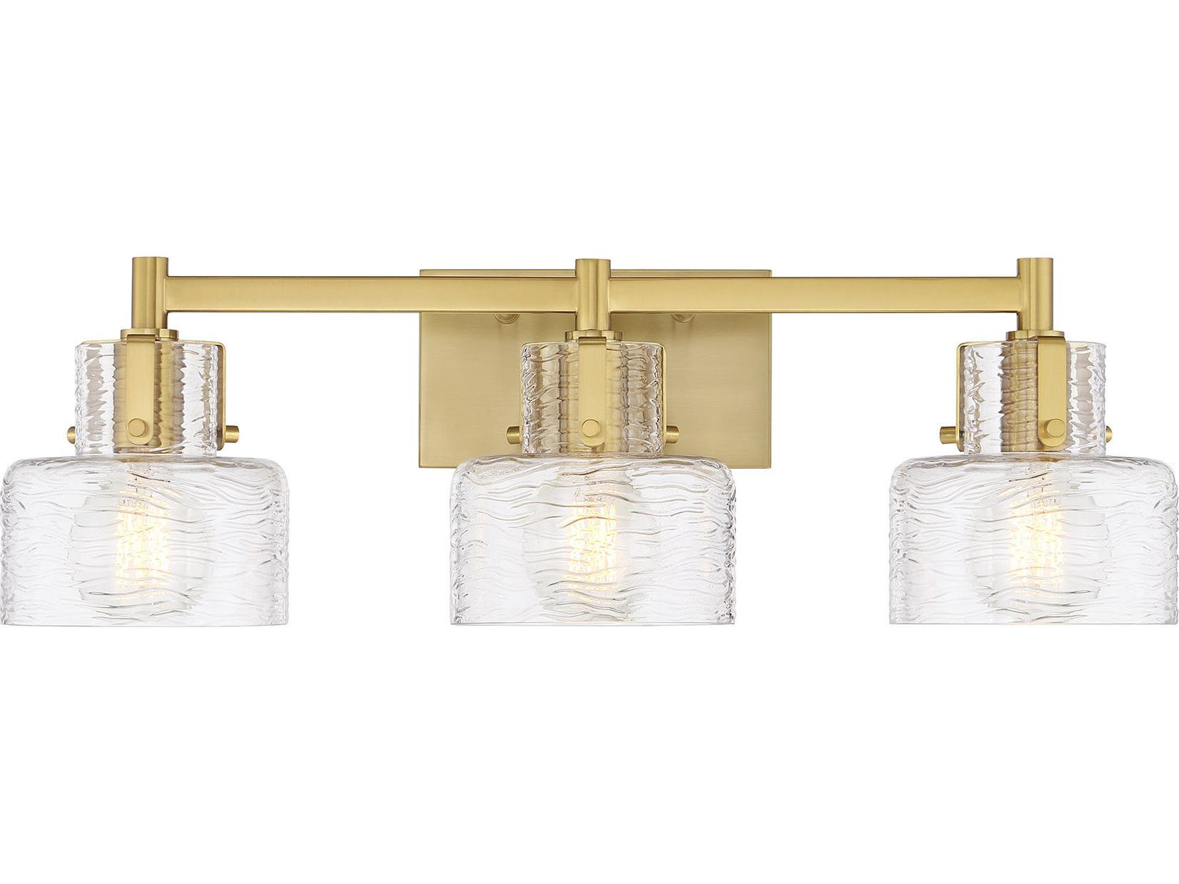 Savoy House Dover 3-Light Warm Brass Vanity Light
