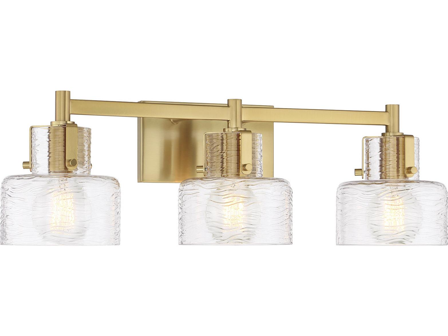 Savoy House Dover 3-Light Warm Brass Vanity Light