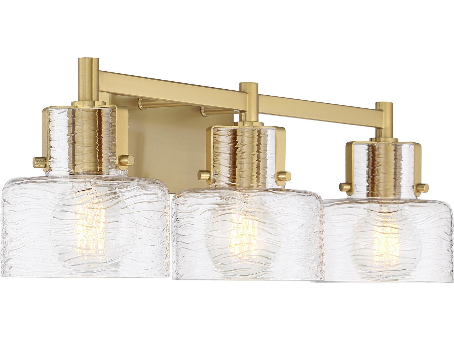 Savoy House Dover 3-Light Warm Brass Vanity Light