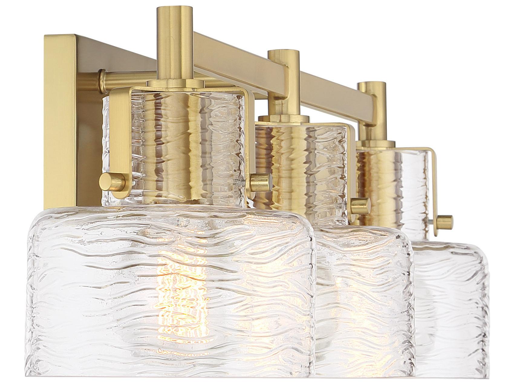 Savoy House Dover 3-Light Warm Brass Vanity Light