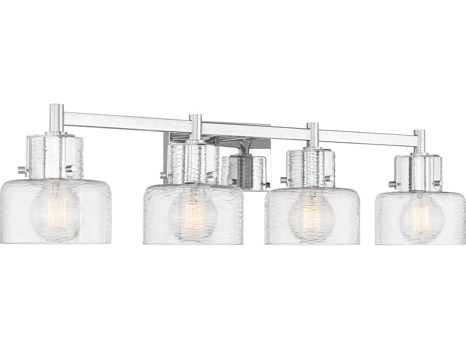 Savoy House Dover 4-Light Chrome Vanity Light