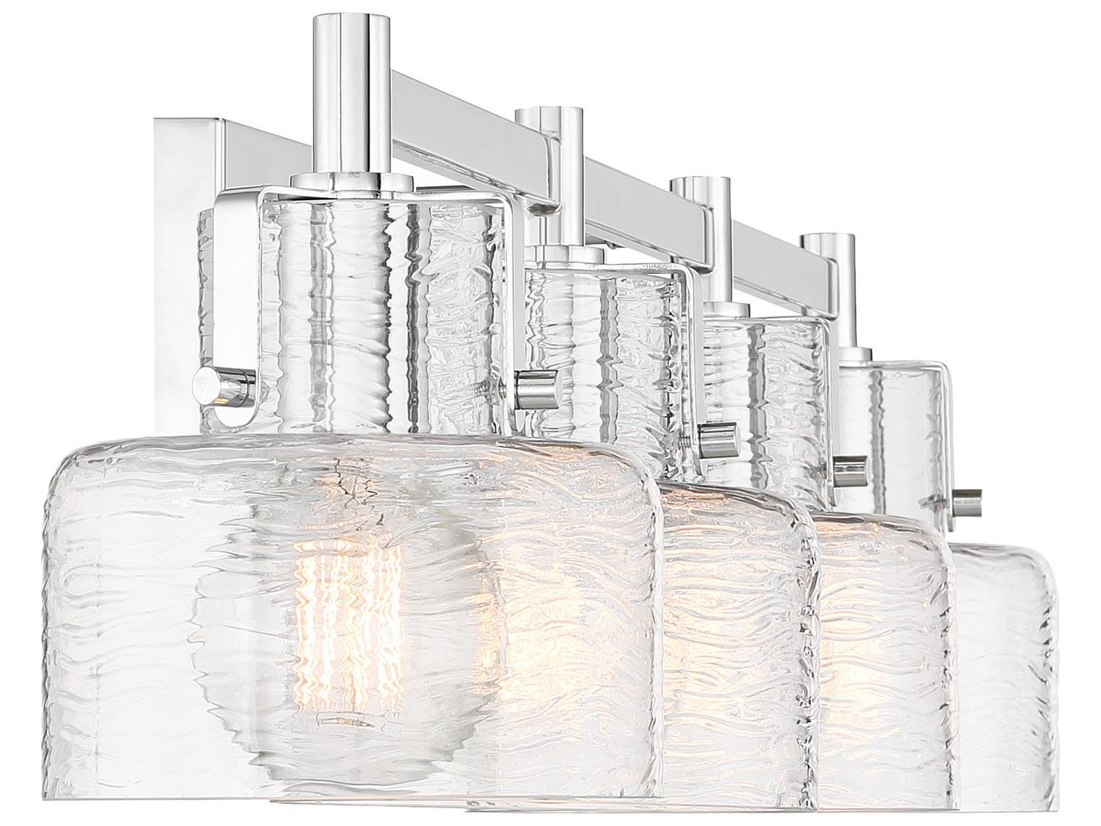 Savoy House Dover 4-Light Chrome Vanity Light