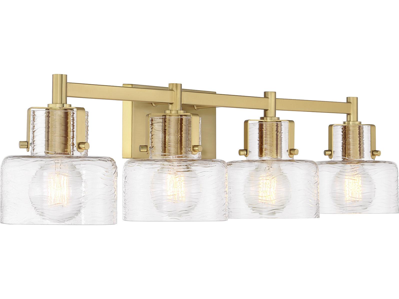 Savoy House Dover 4-Light Warm Brass Vanity Light