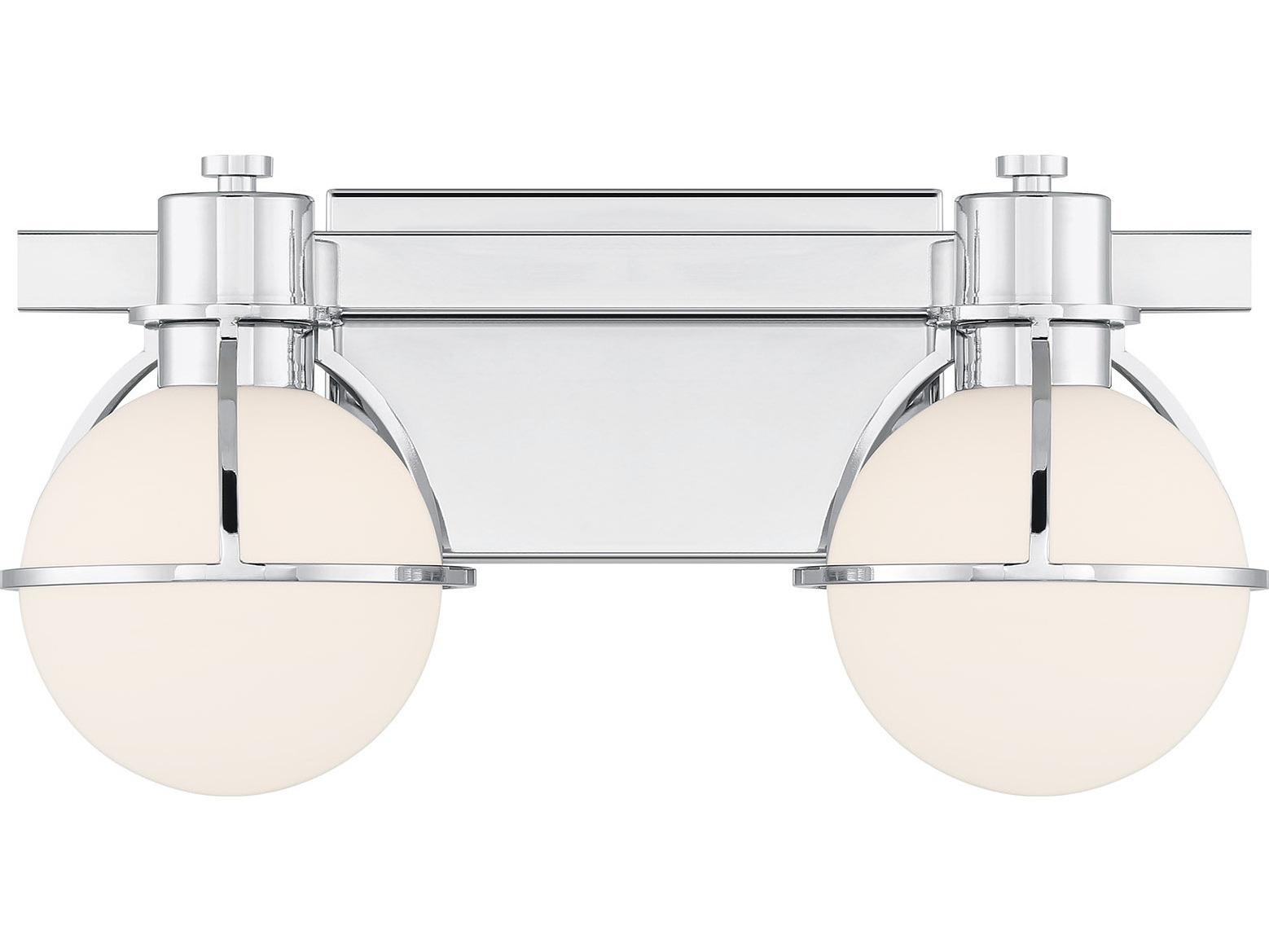 Savoy House Pierce 2-Light Chrome Vanity Light