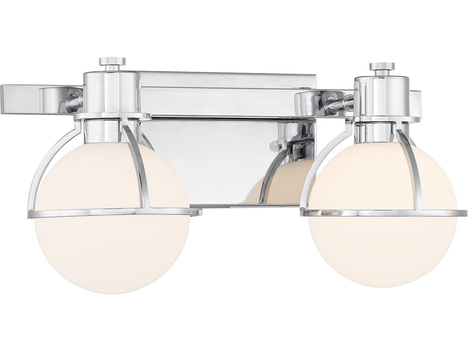 Savoy House Pierce 2-Light Chrome Vanity Light