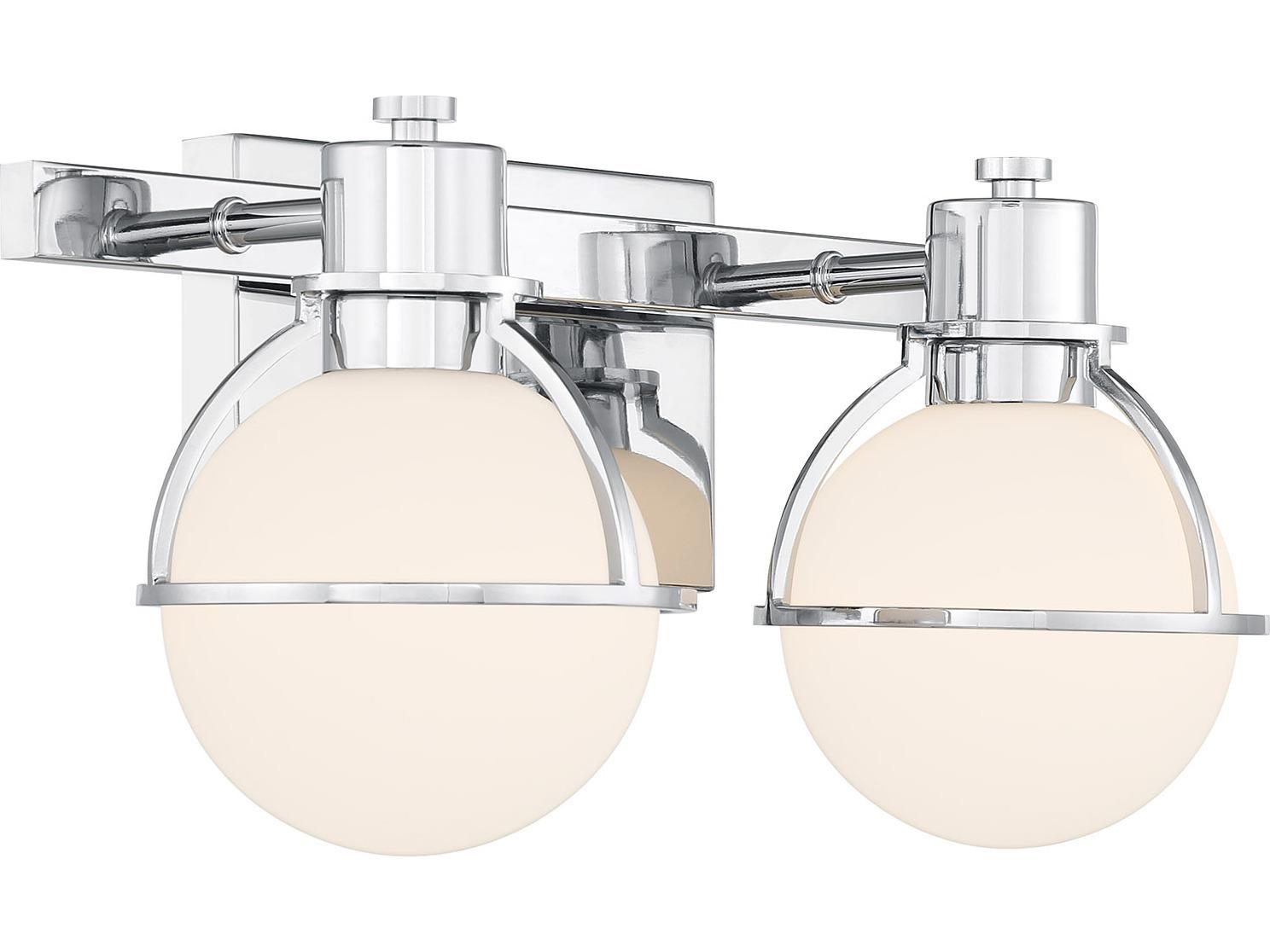 Savoy House Pierce 2-Light Chrome Vanity Light