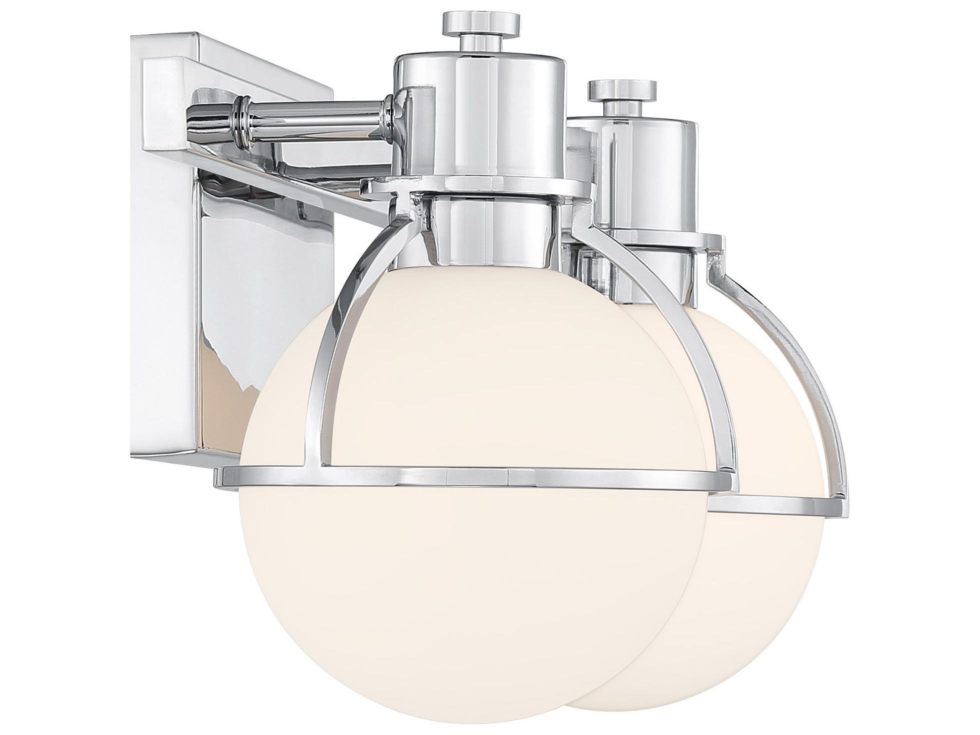 Savoy House Pierce 2-Light Chrome Vanity Light