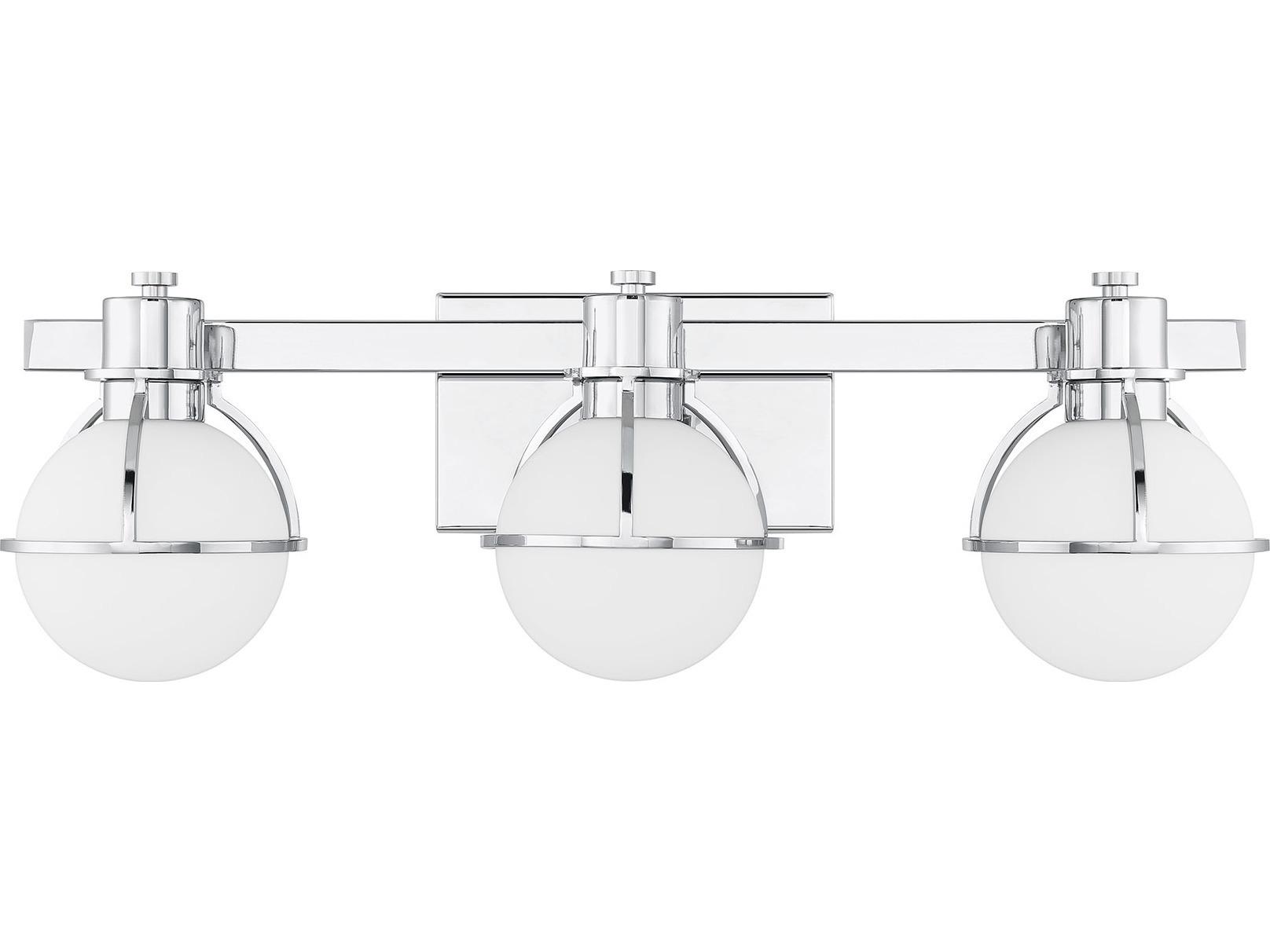 Savoy House Pierce 3-Light Chrome Vanity Light