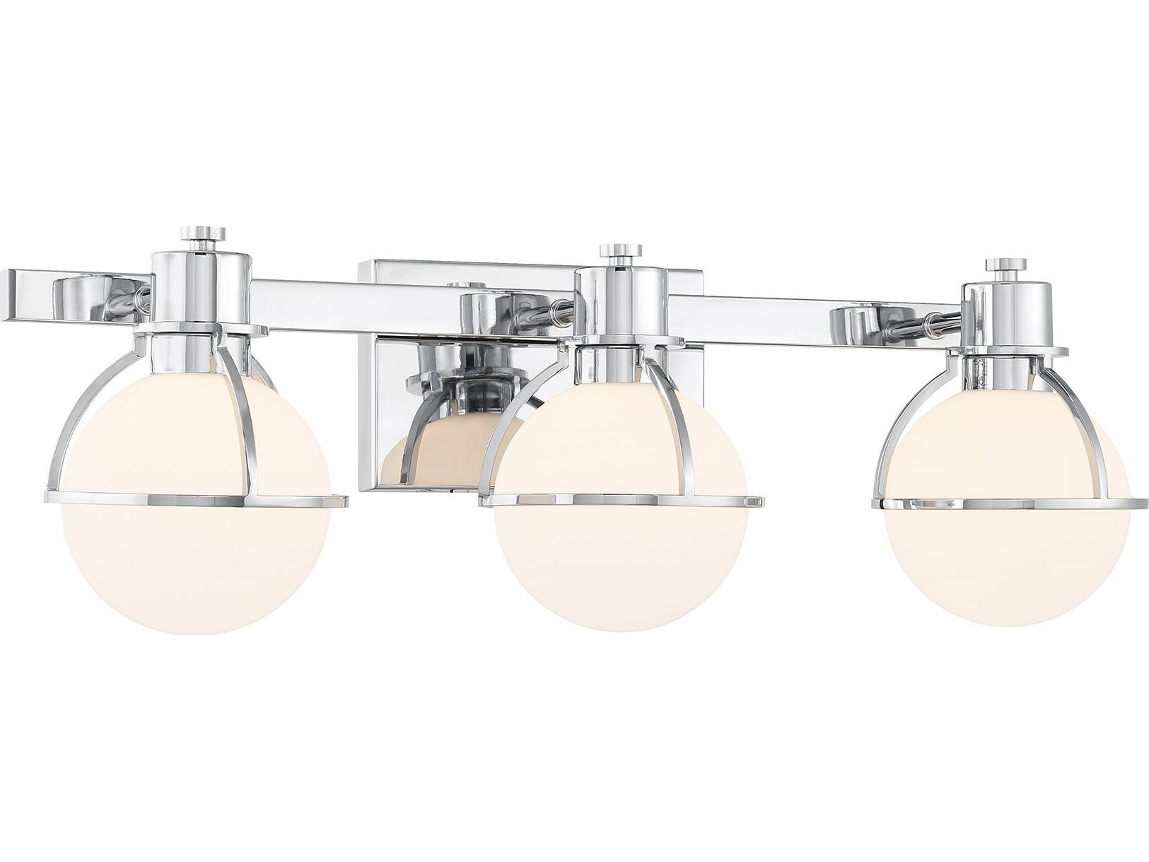 Savoy House Pierce 3-Light Chrome Vanity Light