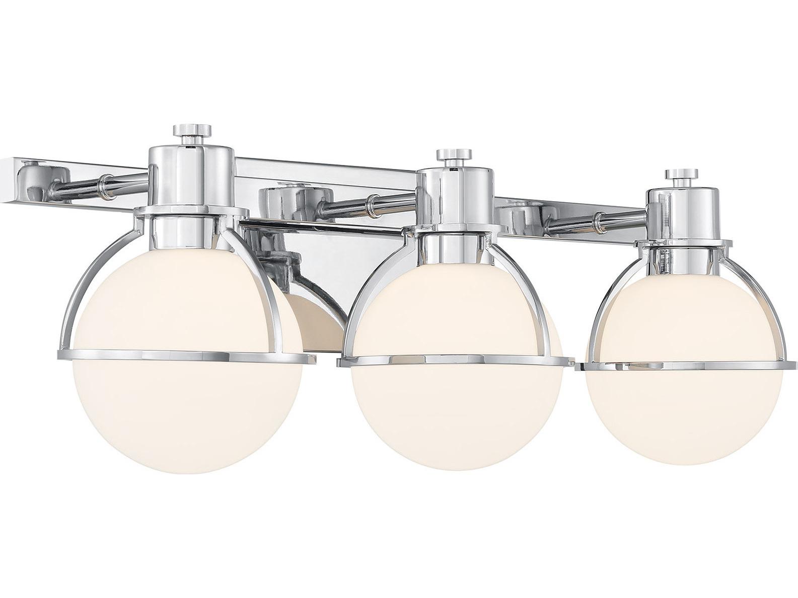 Savoy House Pierce 3-Light Chrome Vanity Light