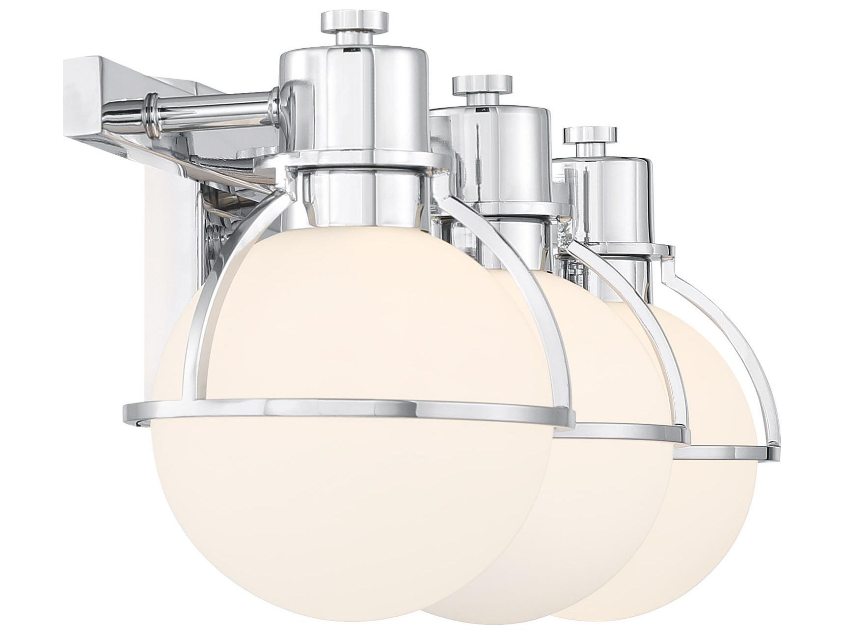 Savoy House Pierce 3-Light Chrome Vanity Light