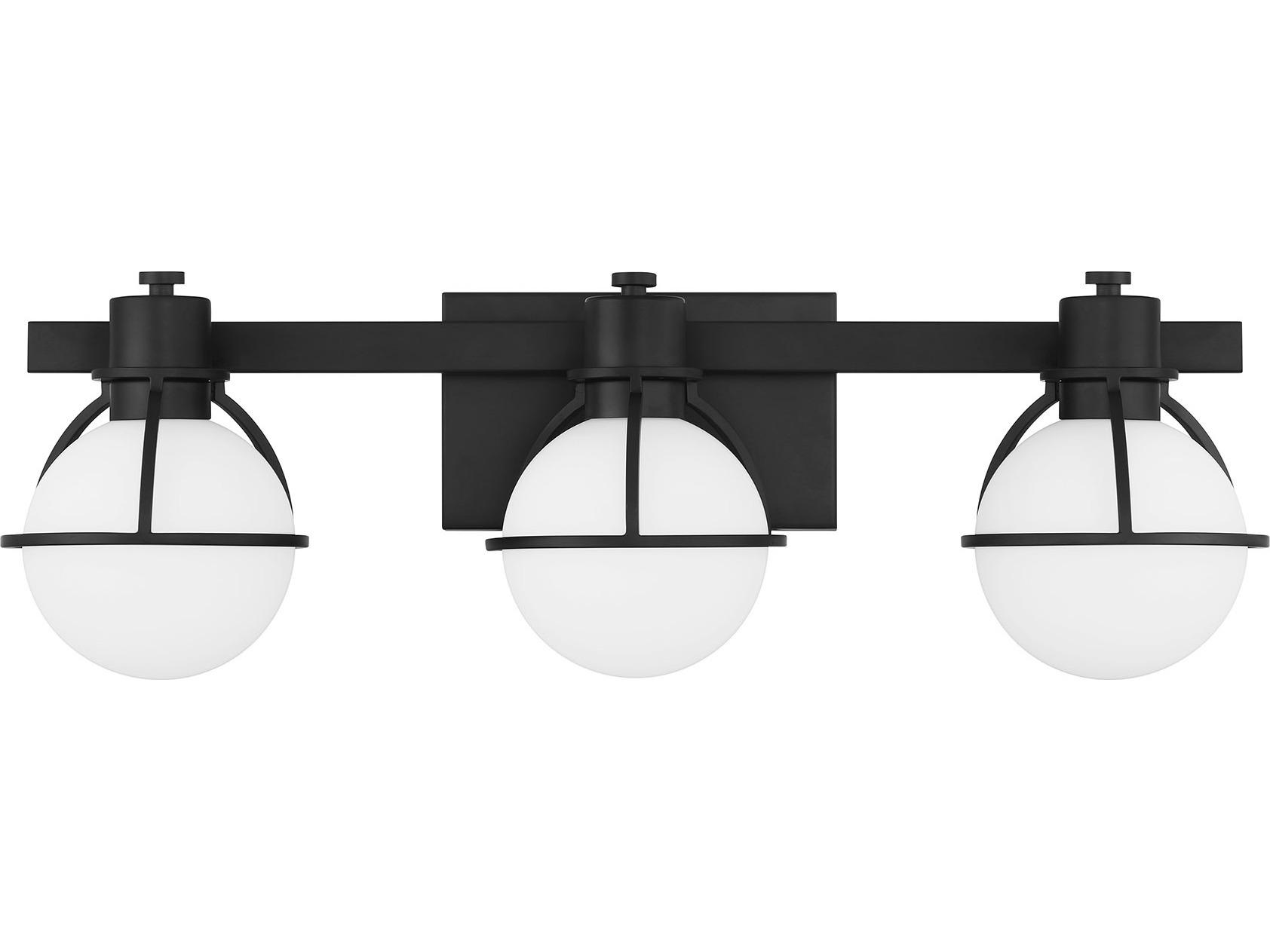Savoy House Pierce 3-Light Matte Black Vanity Light