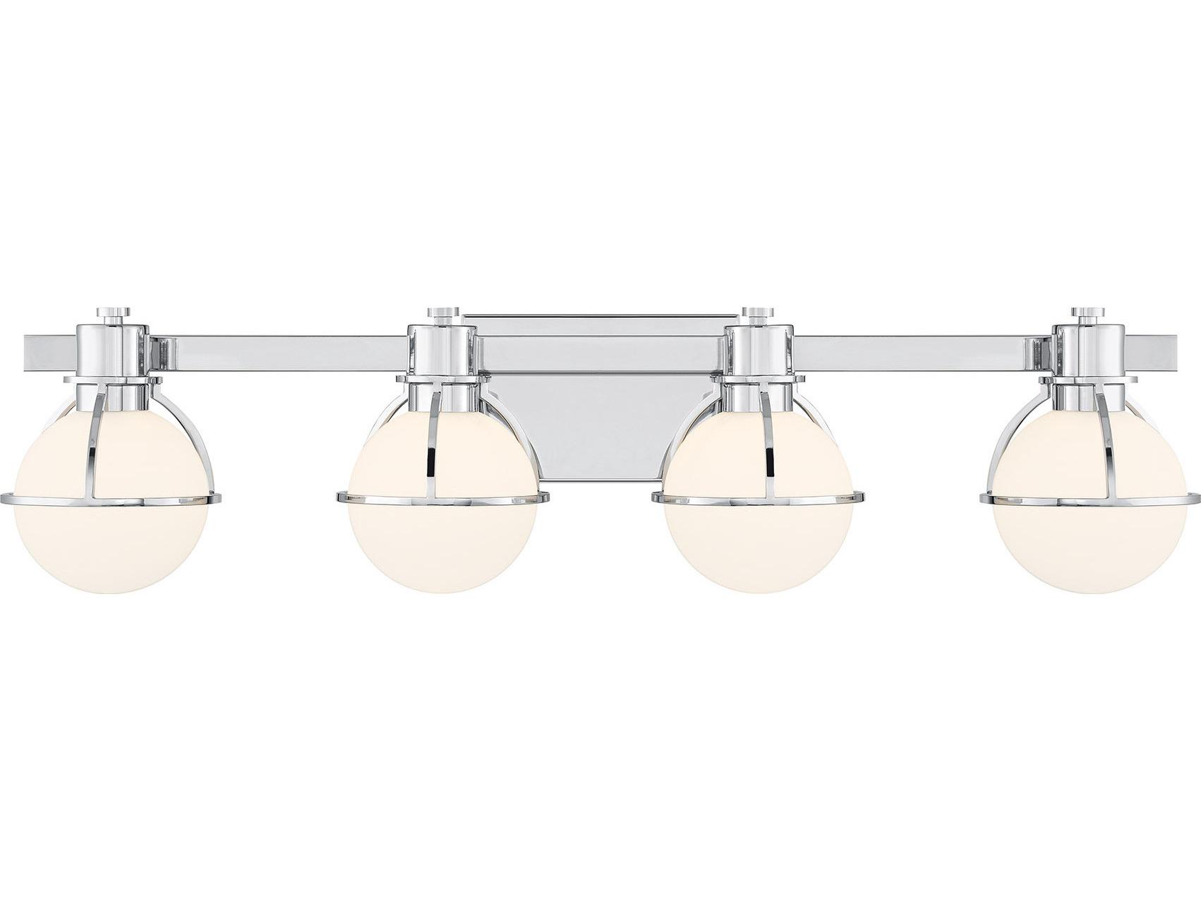 Savoy House Pierce 4-Light Chrome Vanity Light