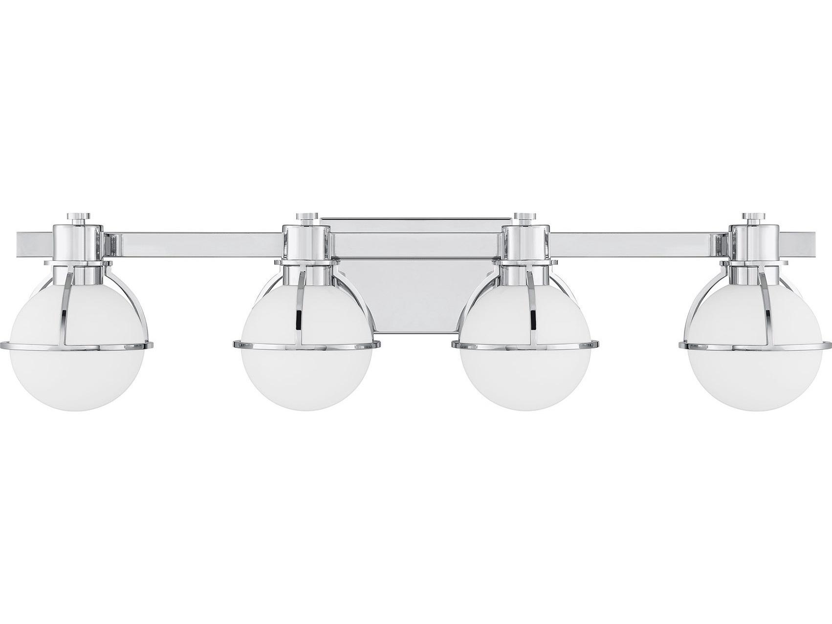 Savoy House Pierce 4-Light Chrome Vanity Light