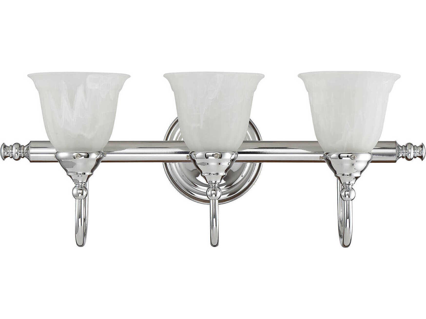 Savoy House Brunswick 3-Light Chrome Vanity Light