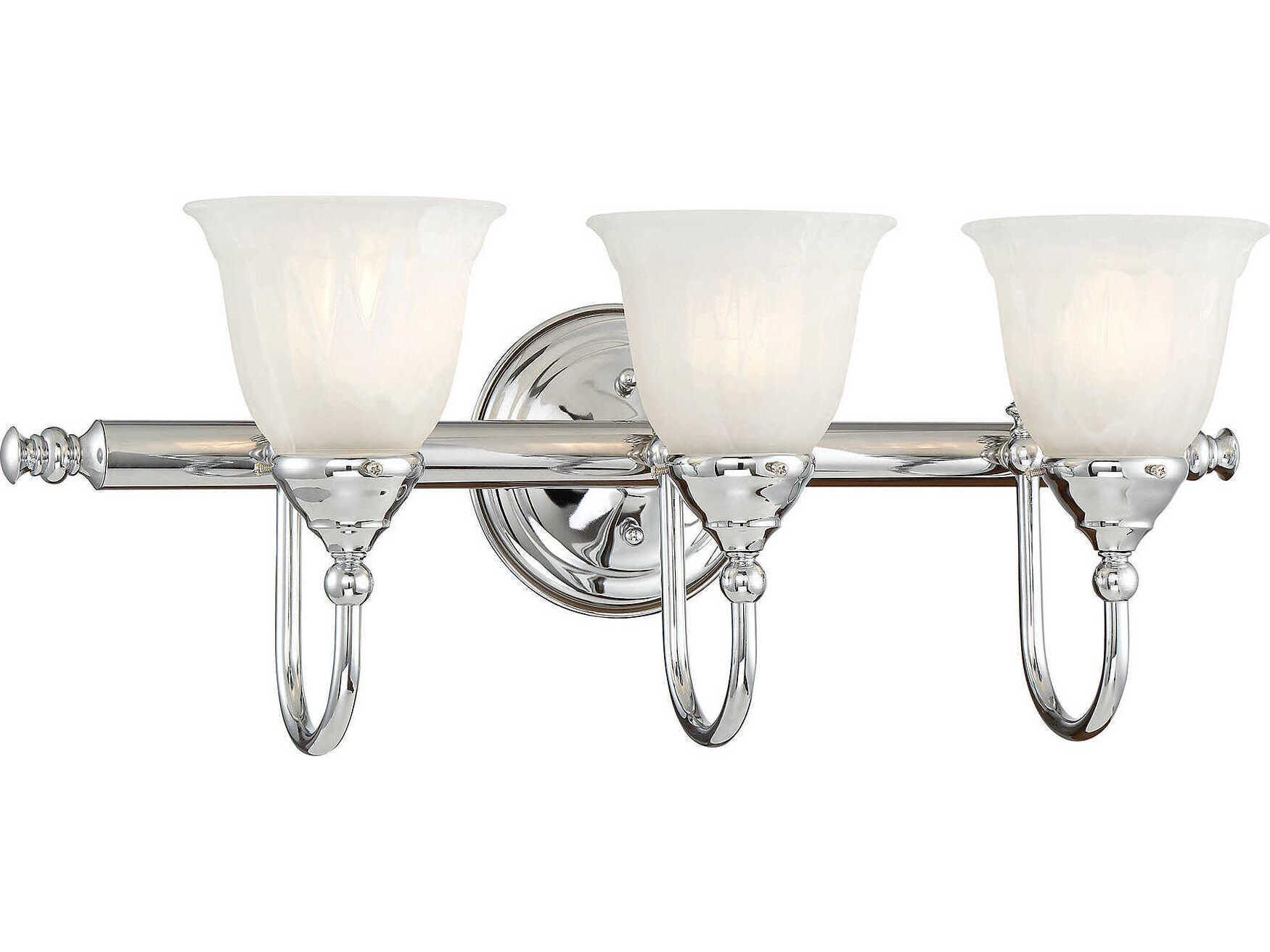 Savoy House Brunswick 3-Light Chrome Vanity Light