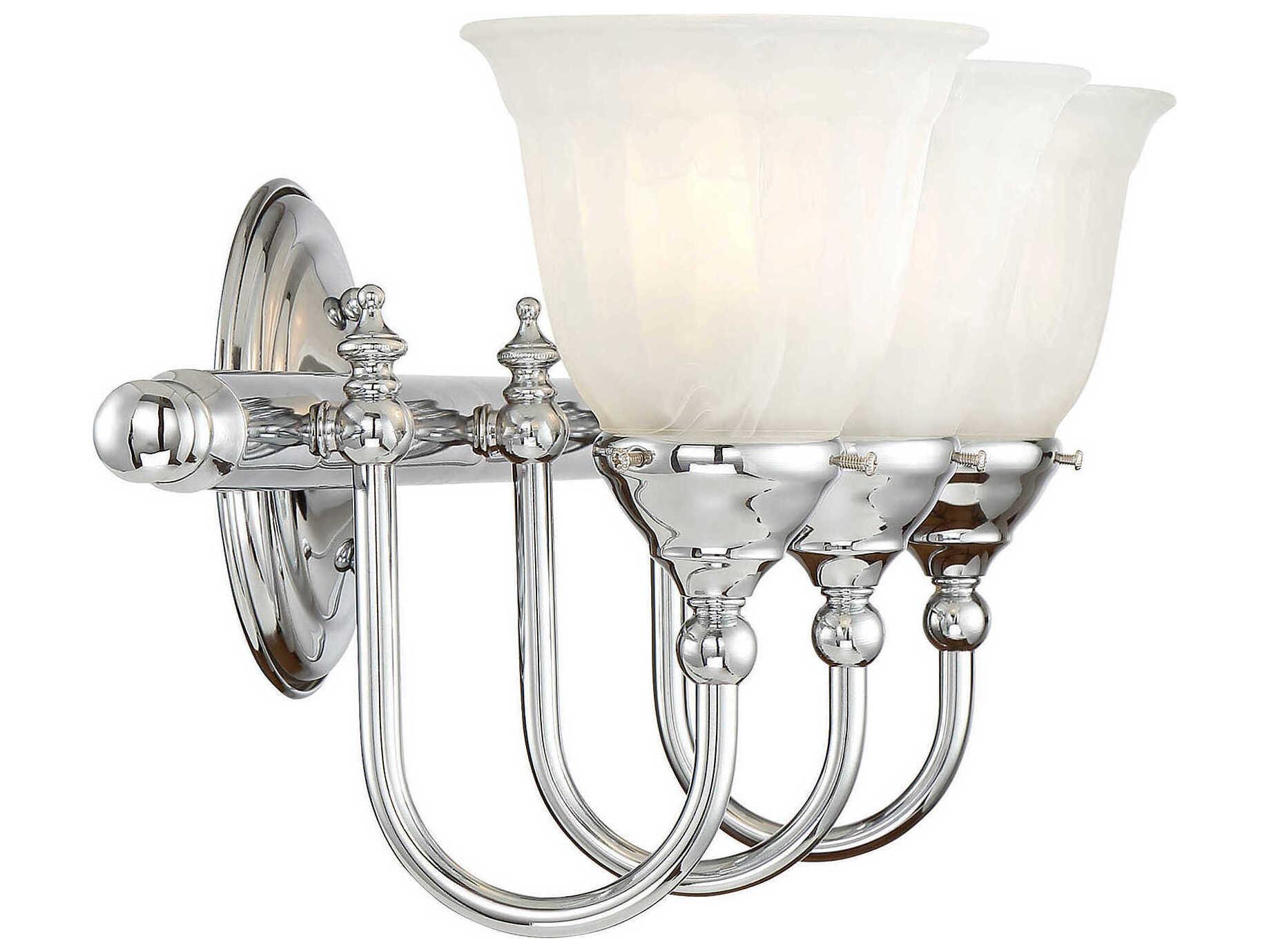 Savoy House Brunswick 3-Light Chrome Vanity Light