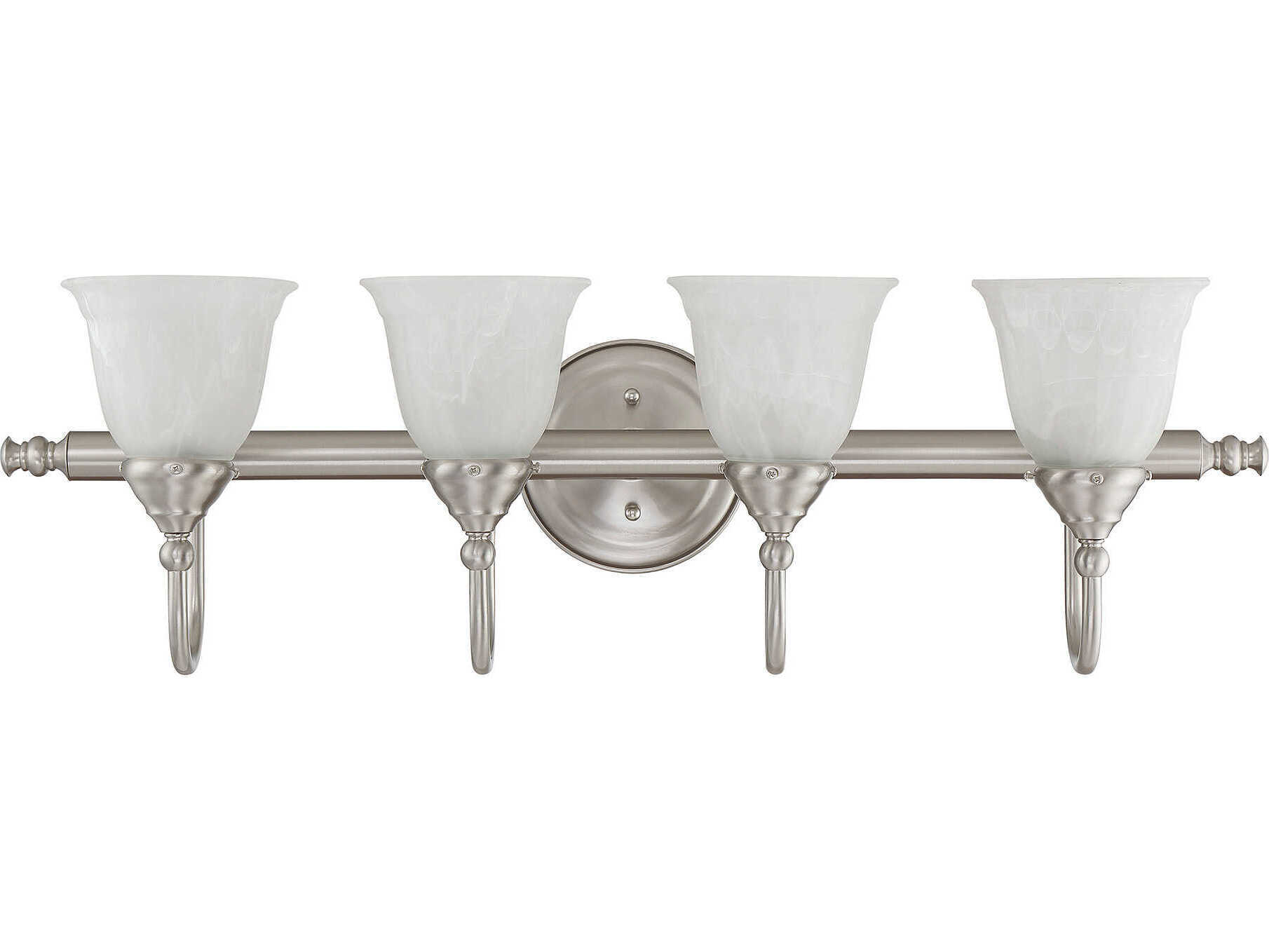 Savoy House Brunswick 4-Light Satin Nickel Vanity Light