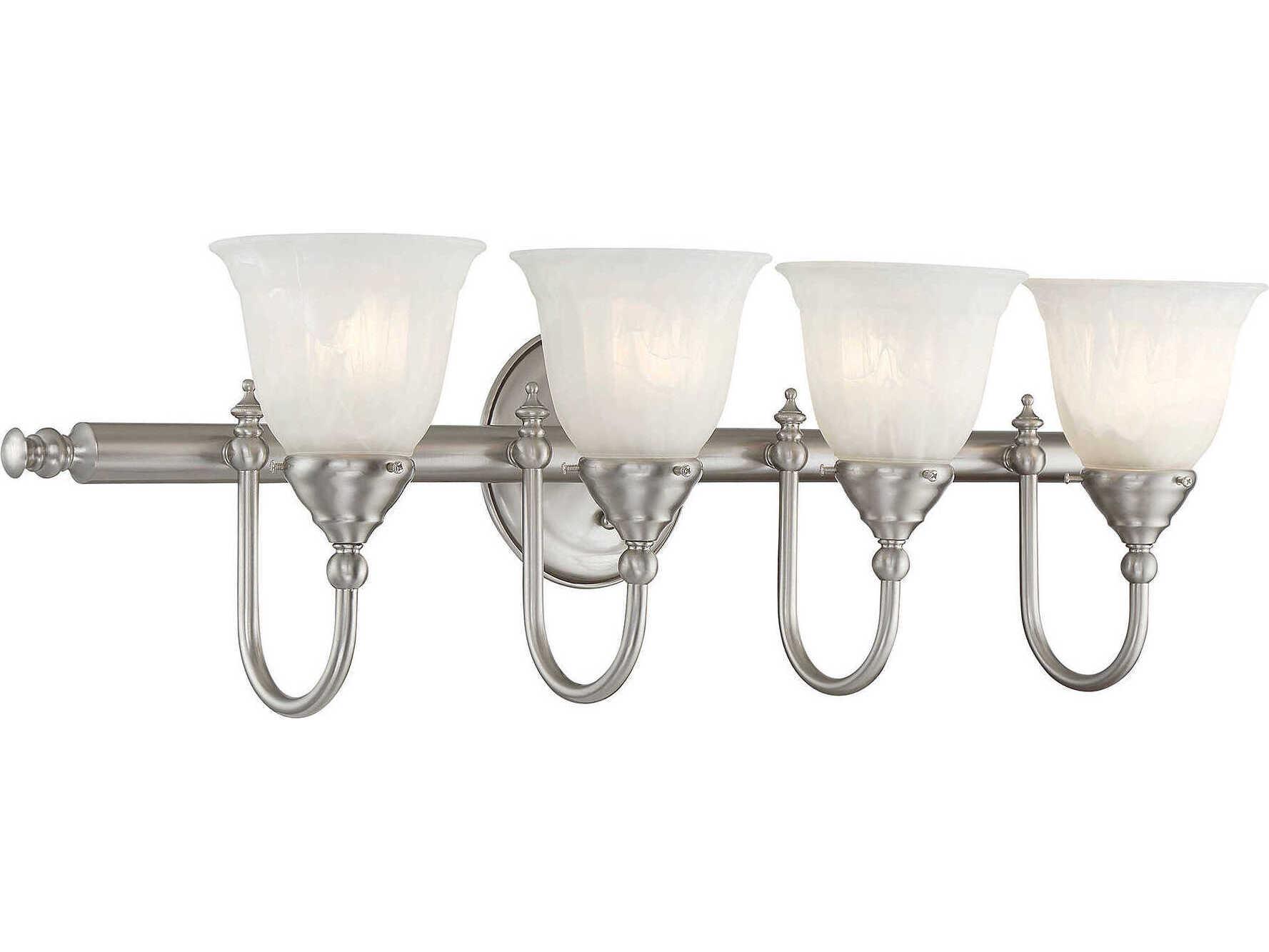 Savoy House Brunswick 4-Light Satin Nickel Vanity Light