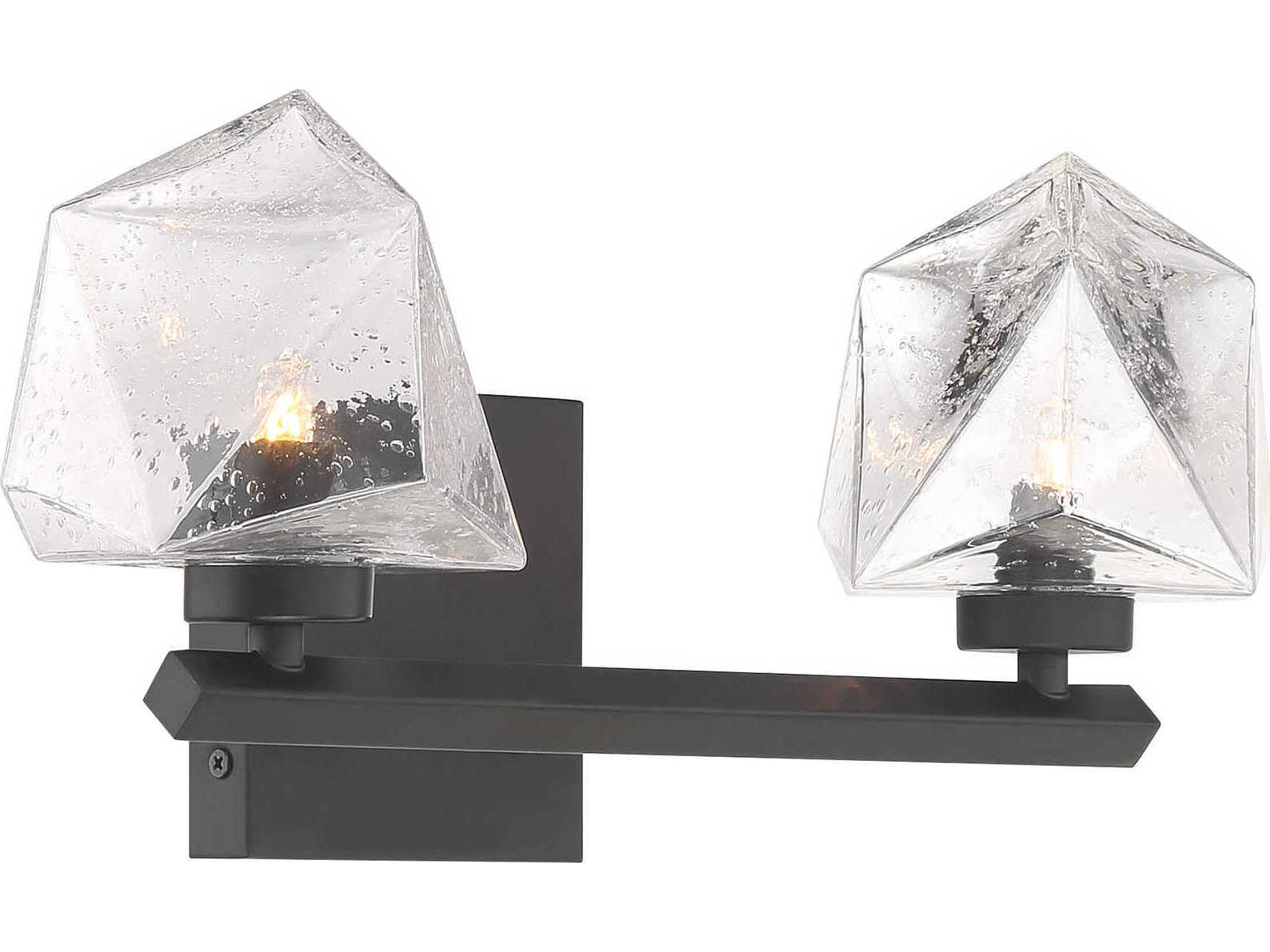 Savoy House Castello 2-Light Matte Black Vanity Light