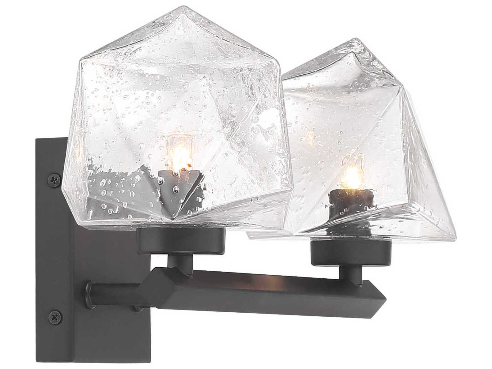 Savoy House Castello 2-Light Matte Black Vanity Light
