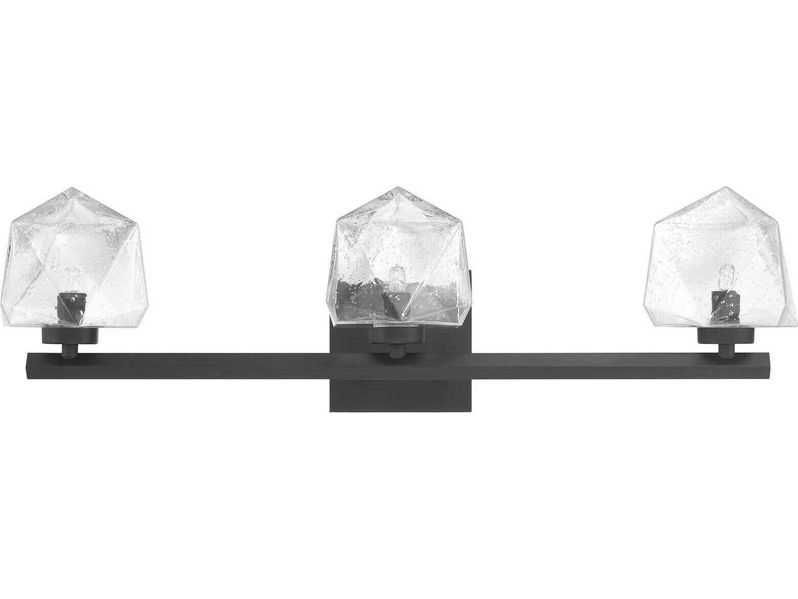 Savoy House Castello 3-Light Matte Black Vanity Light