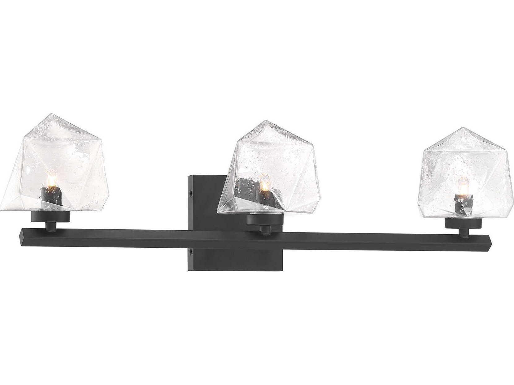 Savoy House Castello 3-Light Matte Black Vanity Light