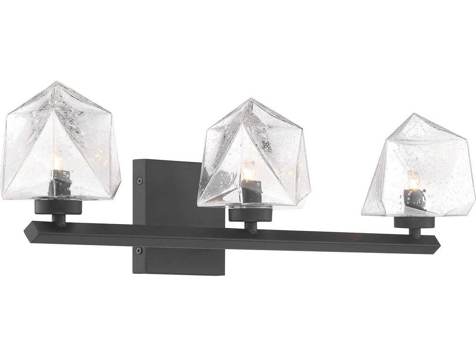 Savoy House Castello 3-Light Matte Black Vanity Light