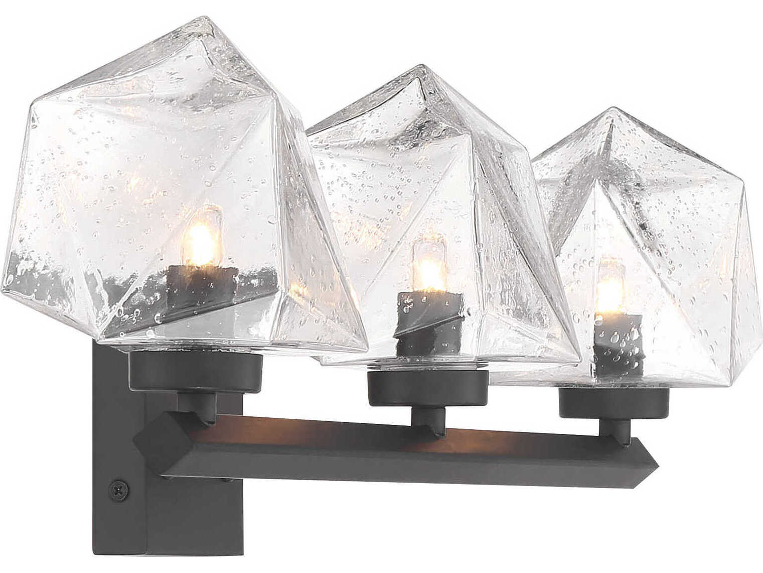 Savoy House Castello 3-Light Matte Black Vanity Light