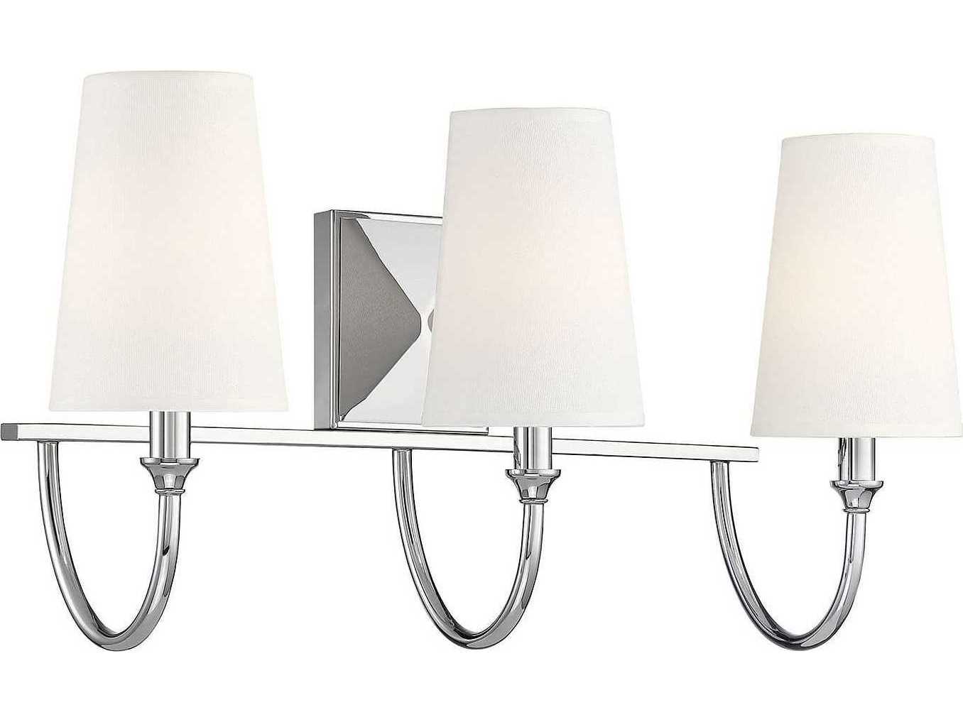 Savoy House Cameron 3-Light Polished Nickel Vanity Light