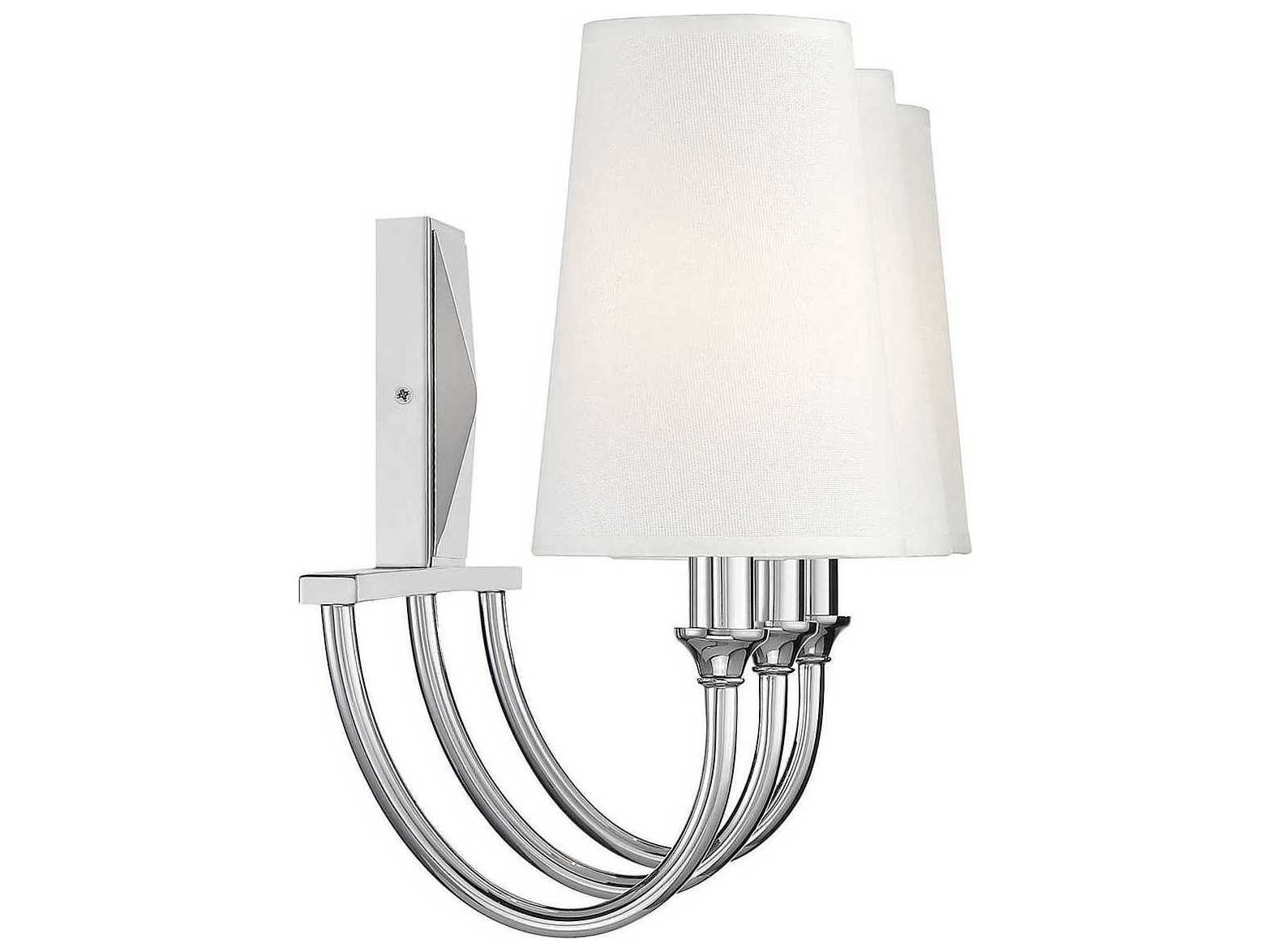 Savoy House Cameron 3-Light Polished Nickel Vanity Light