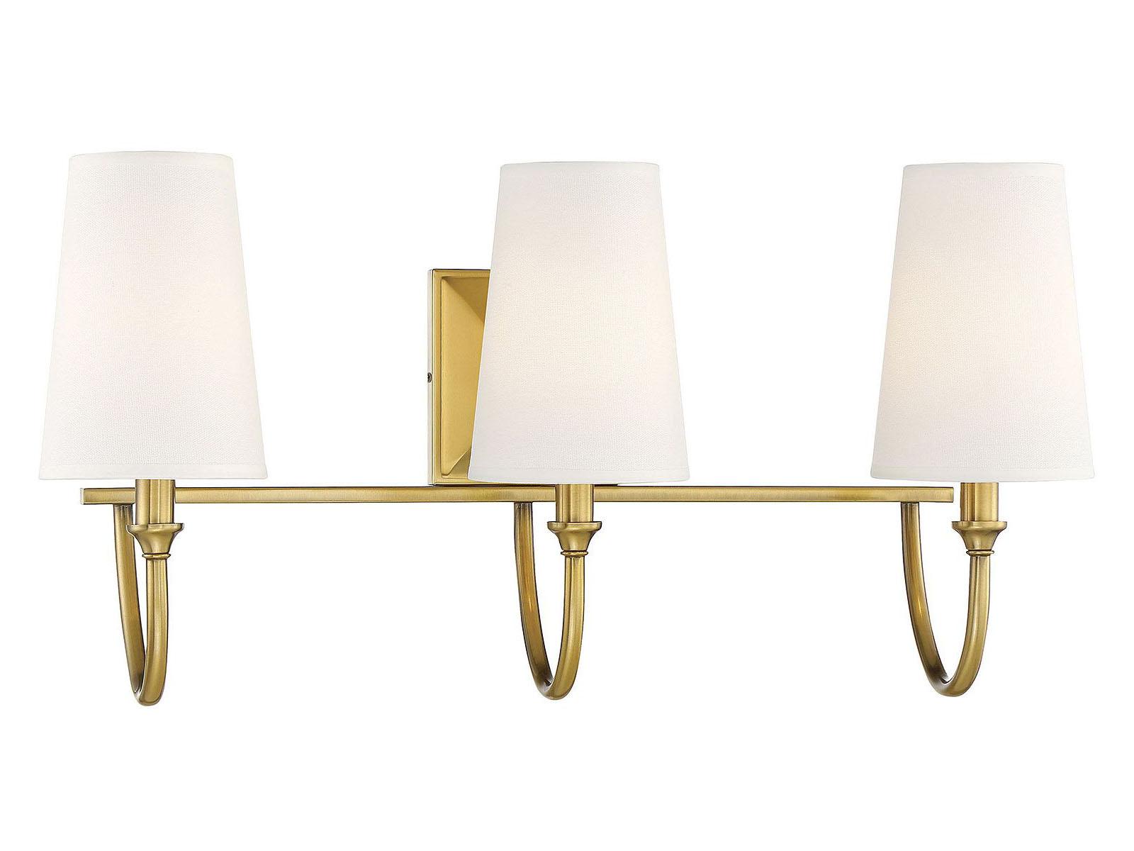 Savoy House Cameron 3-Light Warm Brass Vanity Light