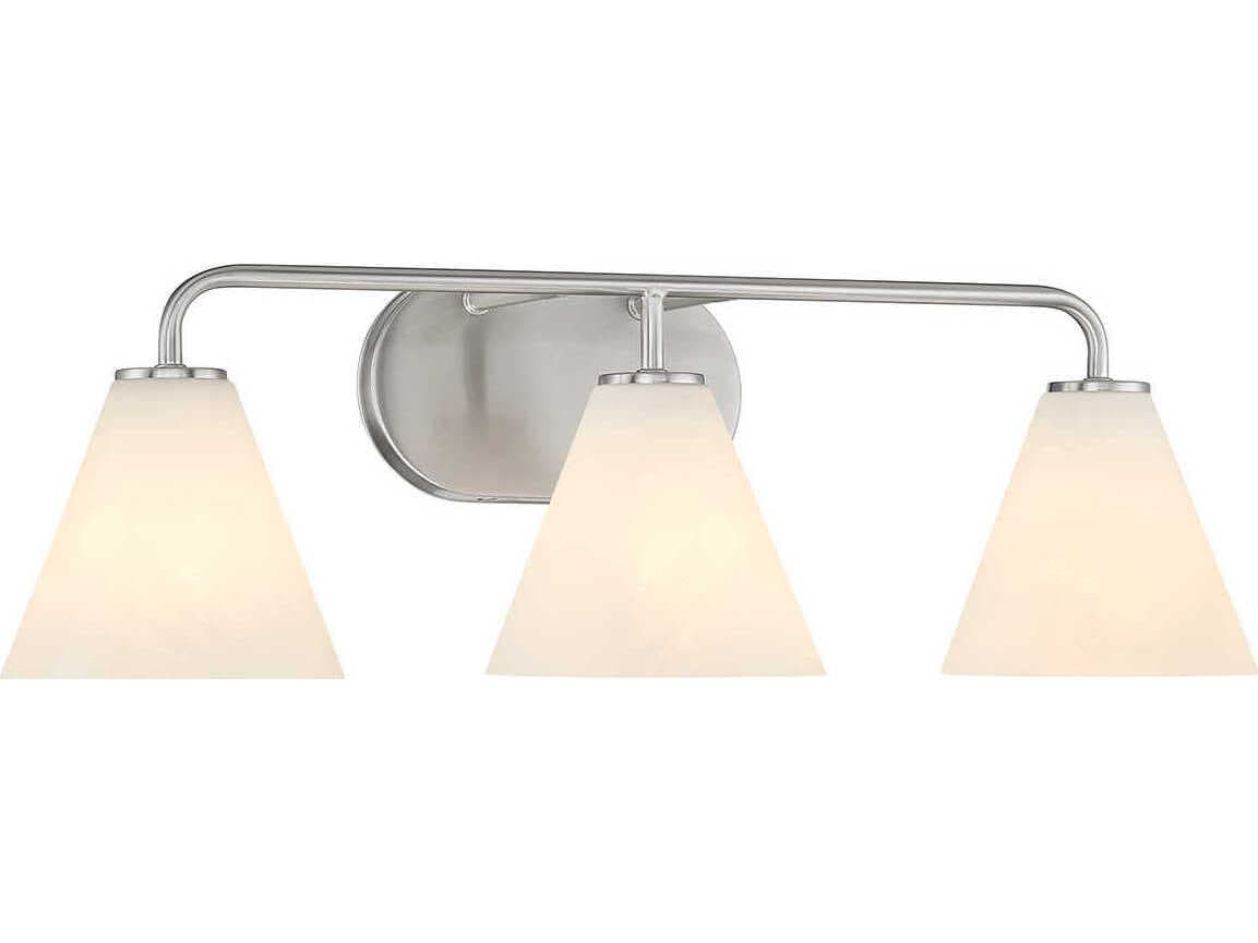 Savoy House Blair 3-Light Satin Nickel Vanity Light