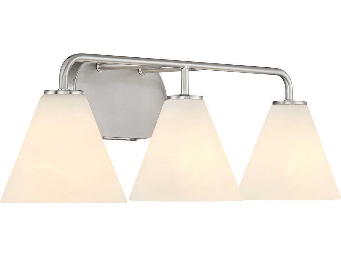 Savoy House Blair 3-Light Satin Nickel Vanity Light