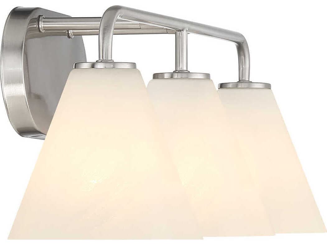 Savoy House Blair 3-Light Satin Nickel Vanity Light