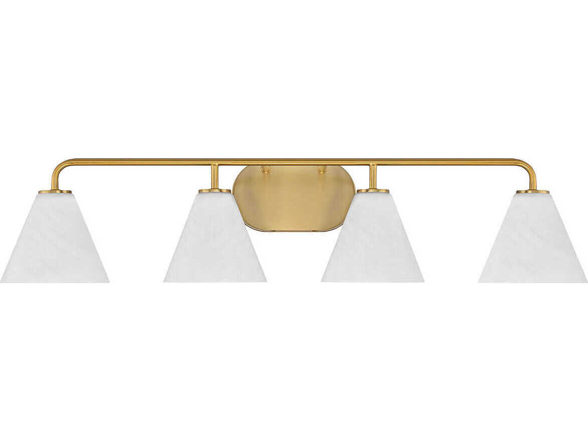 Savoy House Blair 4-Light Warm Brass Vanity Light