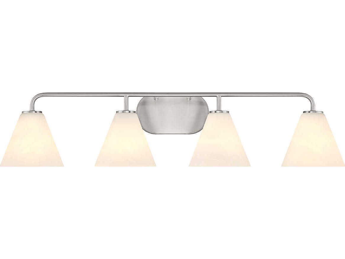 Savoy House Blair 4-Light Satin Nickel Vanity Light