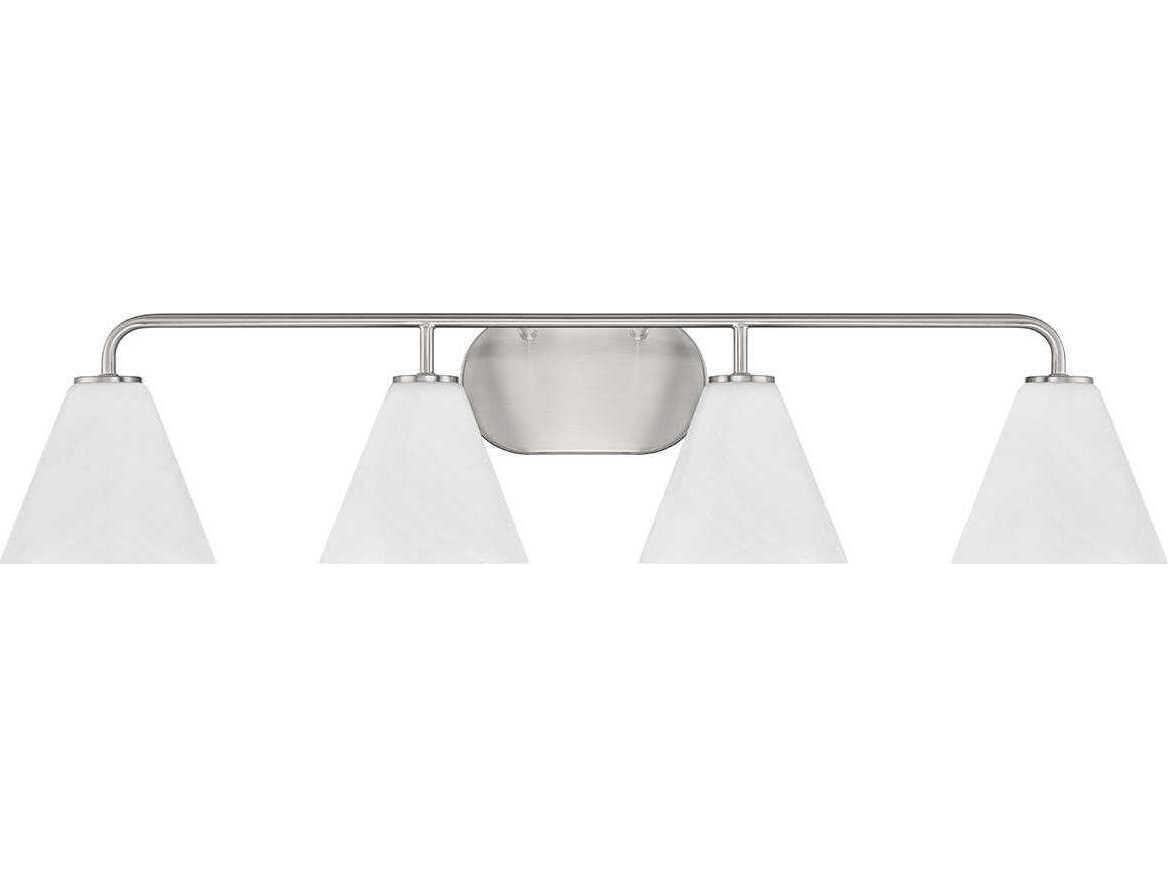 Savoy House Blair 4-Light Satin Nickel Vanity Light