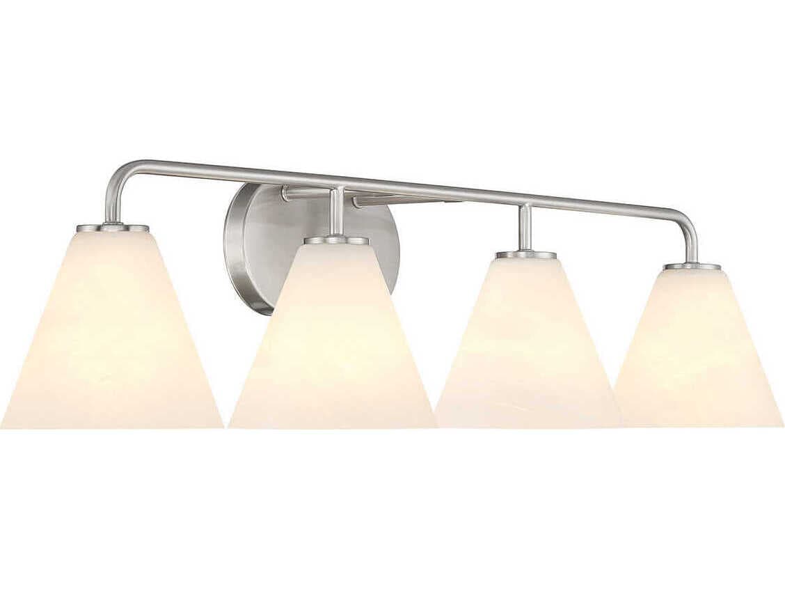 Savoy House Blair 4-Light Satin Nickel Vanity Light