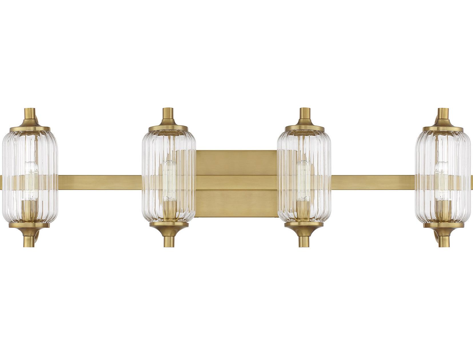 Savoy House Holton 4-Light Warm Brass Vanity Light