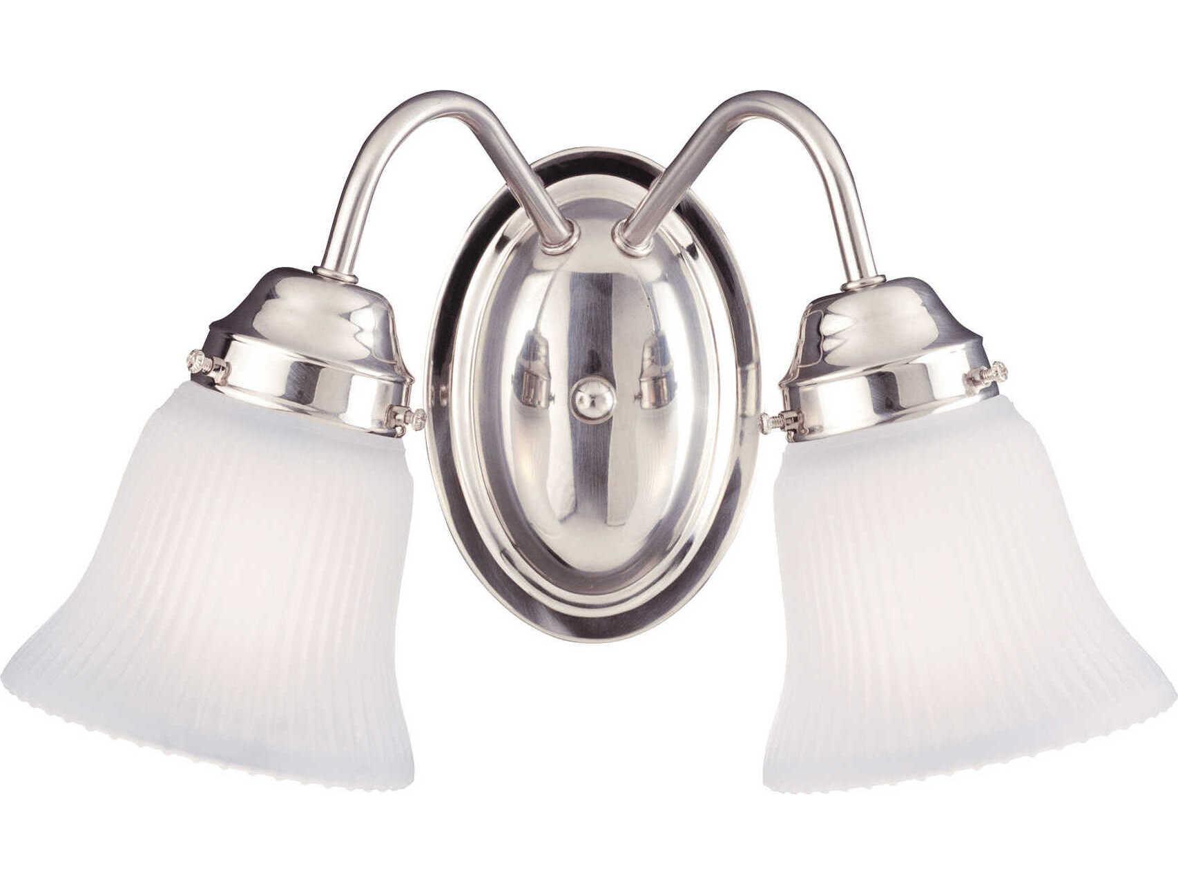 Savoy House Brighton 2-Light Satin Nickel Vanity Light