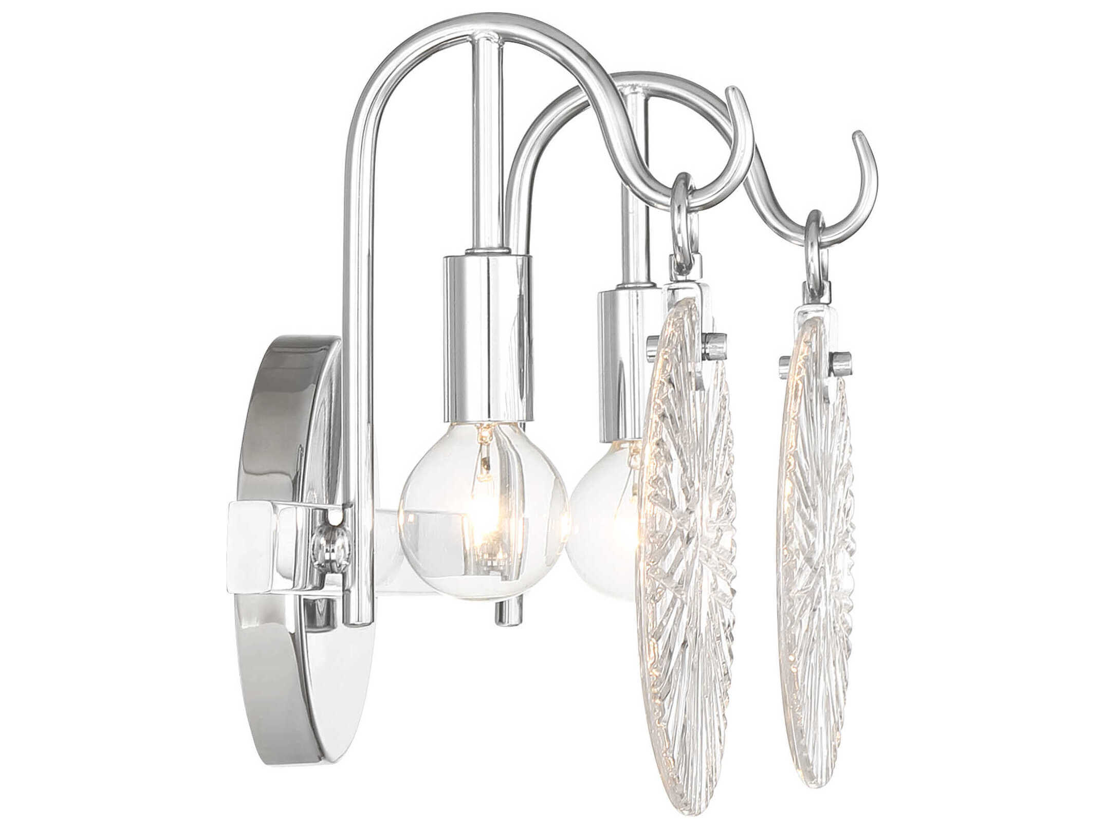 Savoy House Addison 2-Light Polished Chrome Vanity Light